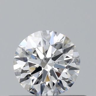 0.35 Carat Round F IF EX GIA Natural Diamond