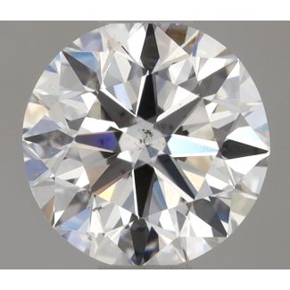 0.5 Carat Round F SI1 EX VG GIA Natural Diamond