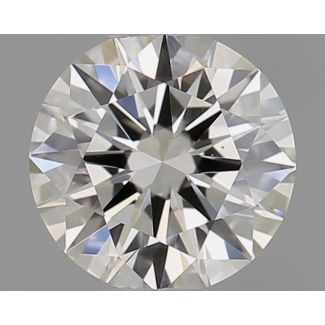 0.32 Carat Round I VS2 EX GIA Natural Diamond