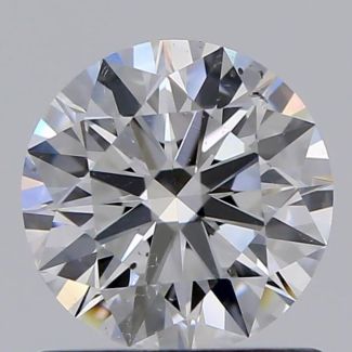 0.80 Carat Round E SI1 EX GIA Natural Diamond