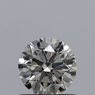 0.60 Carat Round K SI1 EX GIA Natural Diamond