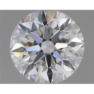 0.63 Carat Round D VS1 EX GIA Natural Diamond