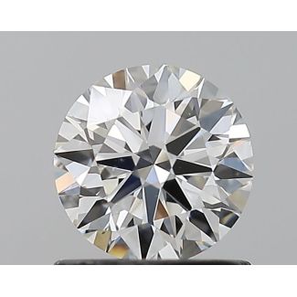 0.8 Carat Round H SI1 EX GD GIA Natural Diamond