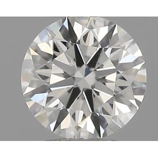 0.31 Carat Round H VS2 EX IGI Natural Diamond