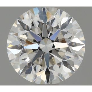 0.57 Carat Round G VS2 EX GIA Natural Diamond