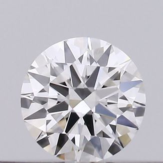 0.18 Carat Round F VS2 EX GIA Natural Diamond