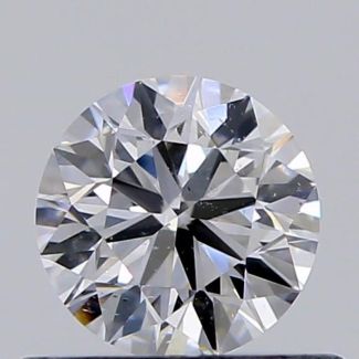 0.45 Carat Round D SI1 VG GD GIA Natural Diamond