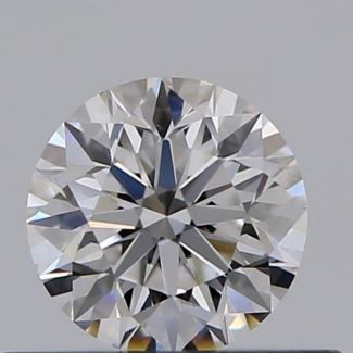 0.35 Carat Round D VVS2 EX GIA Natural Diamond