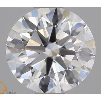 1.02 Carat Round H VVS2 EX GIA Natural Diamond