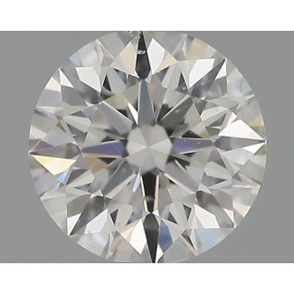 0.31 Carat Round H SI1 EX GIA Natural Diamond