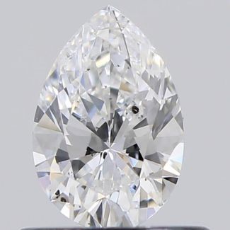 0.50 Carat Pear D SI2 - EX VG GIA Natural Diamond