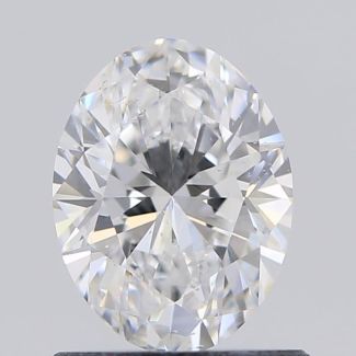 0.72 Carat Oval D SI1 - EX VG GIA Natural Diamond