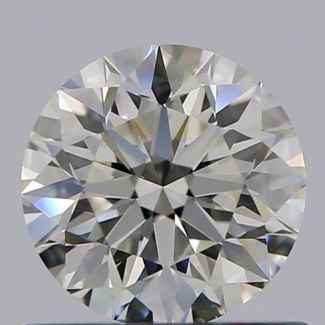 0.60 Carat Round I VS1 EX GIA Natural Diamond