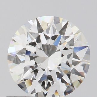 0.59 Carat Round F VS1 EX GIA Natural Diamond