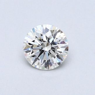 0.4 Carat Round I VVS1 VG EX GIA Natural Diamond