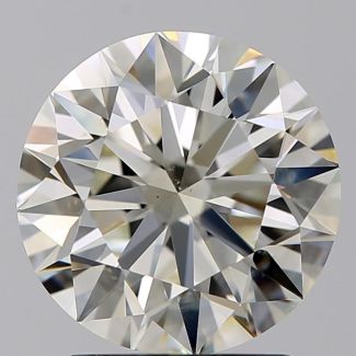 2.06 Carat Round K VS2 EX GIA Natural Diamond