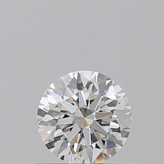 0.51 Carat Round H VVS1 EX GIA Natural Diamond