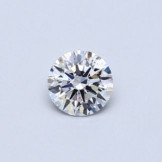 0.31 Carat Round F SI2 EX GIA Natural Diamond