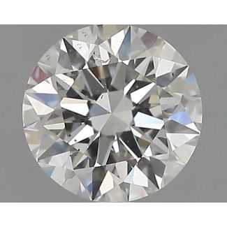 0.81 Carat Round G SI1 EX GIA Natural Diamond