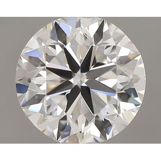 0.51 Carat Round G VVS1 VG EX GIA Natural Diamond