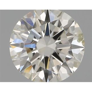 0.41 Carat Round H SI2 EX IGI Natural Diamond