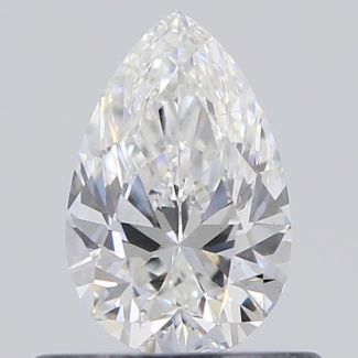 0.50 Carat Pear F SI1 - VG GIA Natural Diamond