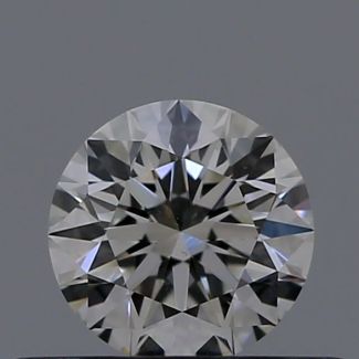 0.33 Carat Round H VS1 EX GIA Natural Diamond