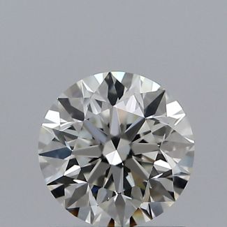 0.90 Carat Round I VVS1 EX GIA Natural Diamond