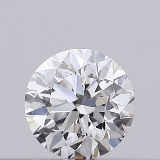 0.23 Carat Round F SI1 VG EX GIA Natural Diamond