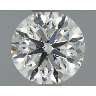 0.51 Carat Round G VS2 VG EX GIA Natural Diamond