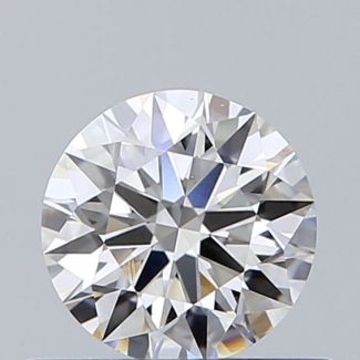 0.53 Carat Round G VS1 EX GIA Natural Diamond