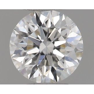 0.3 Carat Round F VS1 EX GIA Natural Diamond