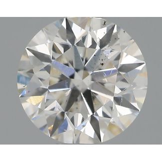 0.54 Carat Round F SI1 EX IGI Natural Diamond