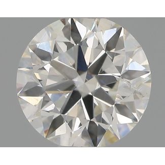 0.57 Carat Round F SI2 EX VG IGI Natural Diamond