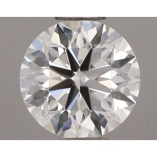 0.45 Carat Round G VVS1 EX IGI Natural Diamond