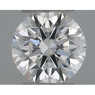 0.18 Carat Round G VVS1 EX GIA Natural Diamond