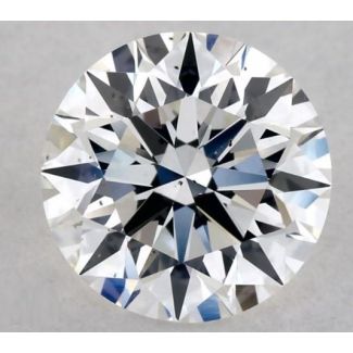 0.6 Carat Round F SI1 EX GIA Natural Diamond