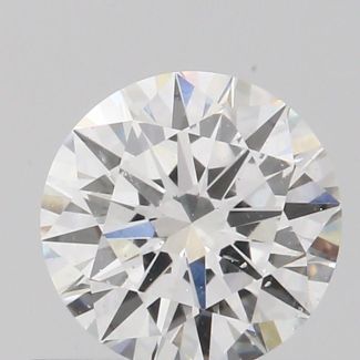 0.5 Carat Round F SI1 EX GIA Natural Diamond