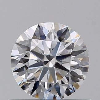 0.52 Carat Round D VS1 EX GIA Natural Diamond