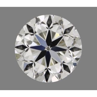 0.50 Carat Round J SI1 GD EX IGI Natural Diamond