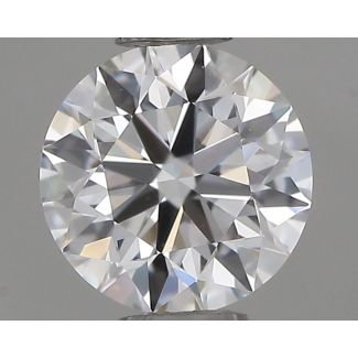 0.45 Carat Round D VS1 EX GIA Natural Diamond