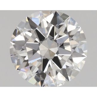 0.4 Carat Round F SI2 EX GIA Natural Diamond