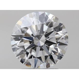 2.01 Carat Round F VVS1 EX GIA Natural Diamond