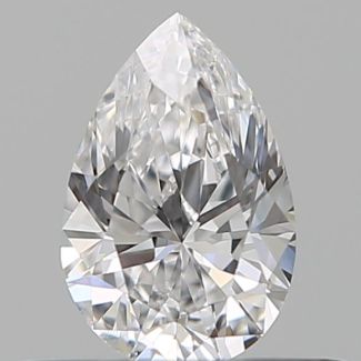 0.30 Carat Pear D IF - EX VG GIA Natural Diamond