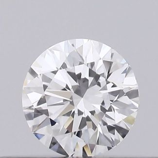 0.23 Carat Round D VVS1 EX GIA Natural Diamond