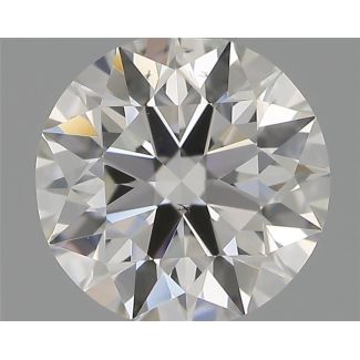 0.57 Carat Round G VS2 EX GIA Natural Diamond