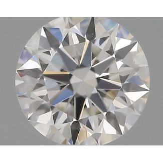 0.34 Carat Round G VVS2 EX GIA Natural Diamond