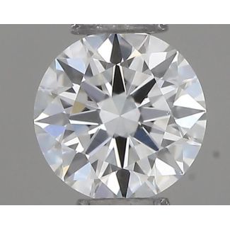 0.21 Carat Round G VVS1 EX GIA Natural Diamond