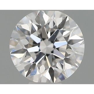 0.3 Carat Round D VS2 EX GIA Natural Diamond