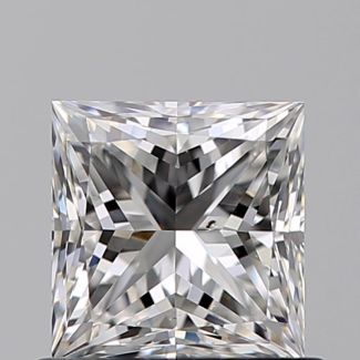 0.70 Carat Princess E VS2 - EX VG GIA Natural Diamond